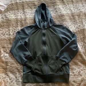 Olive/Army Green Nike Therma-Fit Zip-up